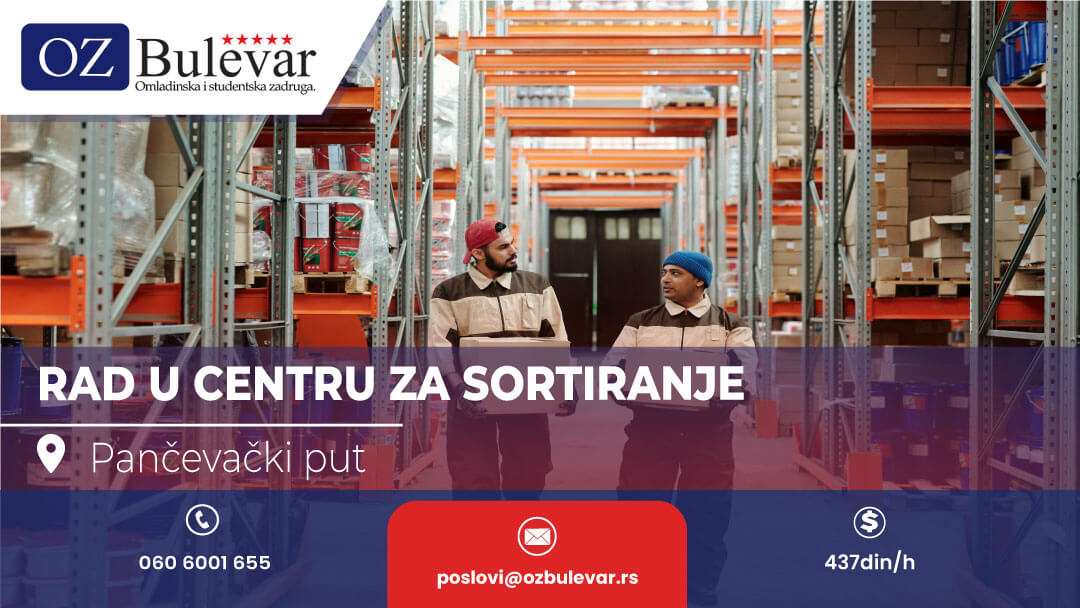 Rad u centru za sortiranje
