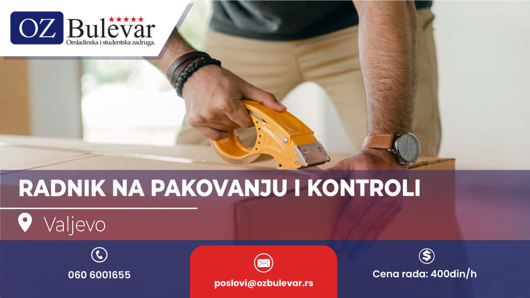 Radnik pakovanja i kontrole