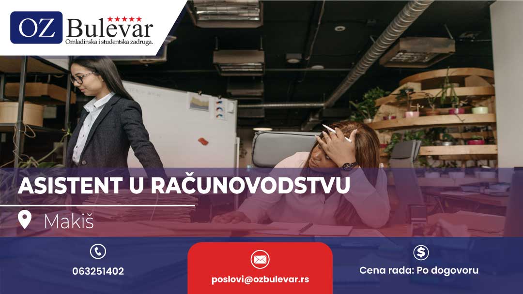  Asistent u računovodstvu