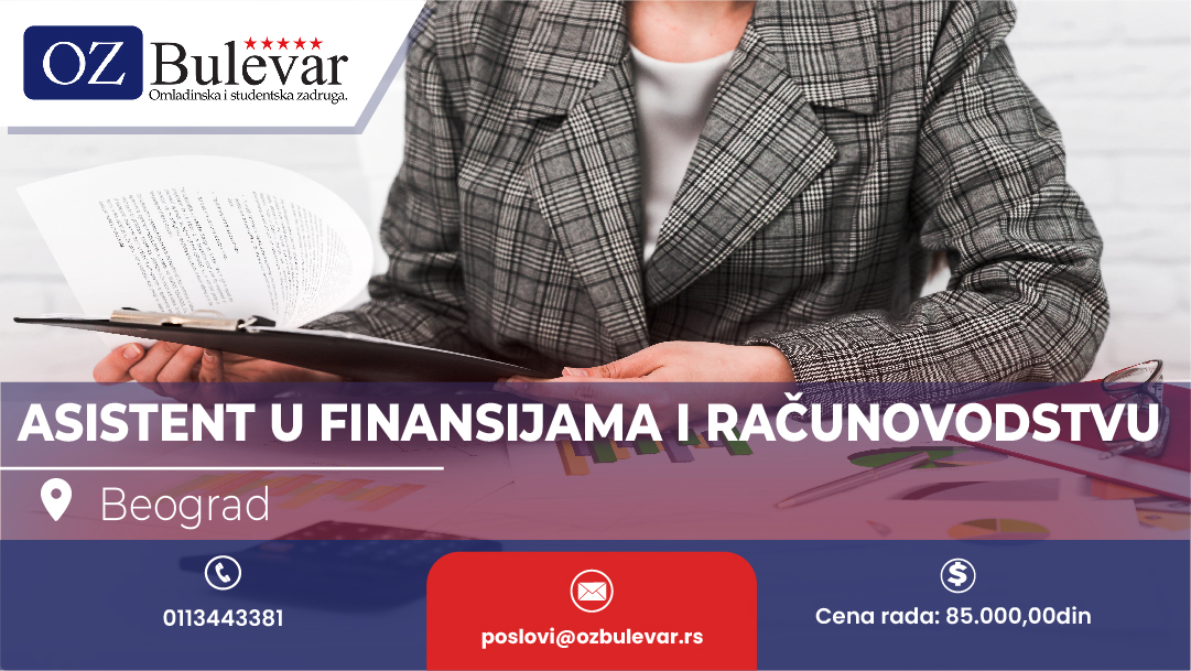 Asistent u finansijama i računovodstvu