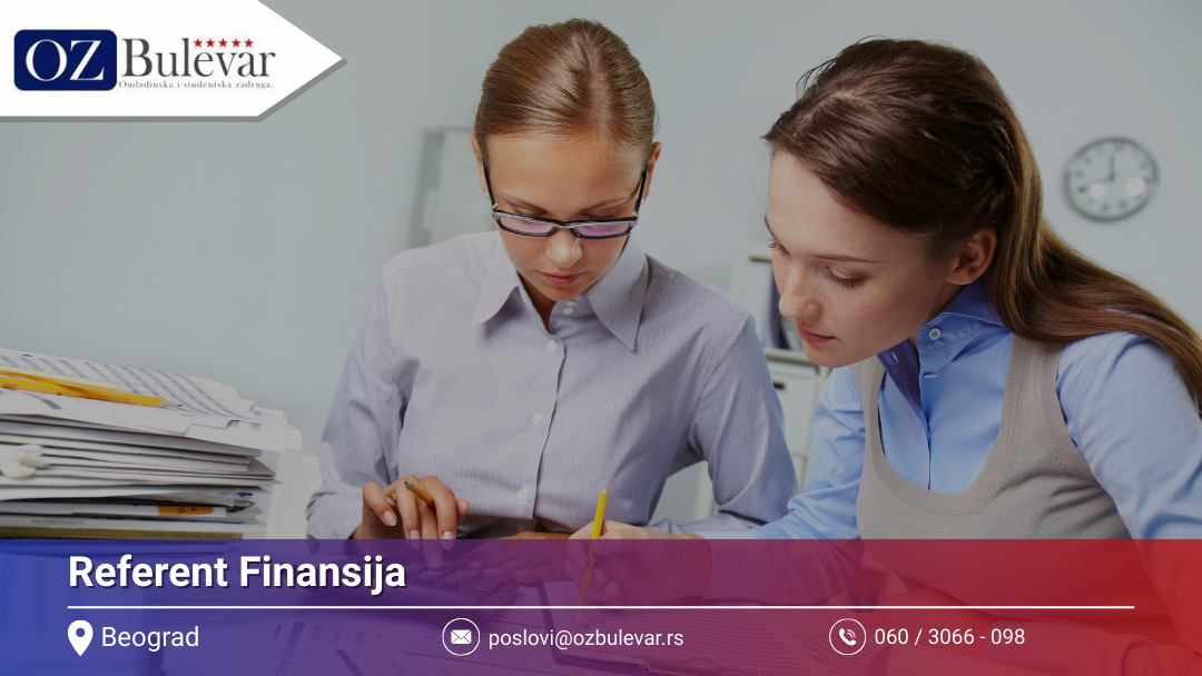 Referent Finansija | Beograd