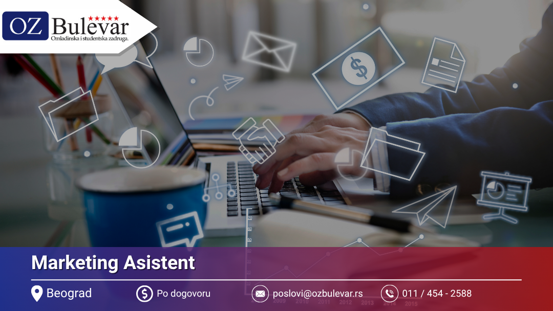 Marketing Asistent | Posao Za Studente | Omladinska Zadruga Bulevar