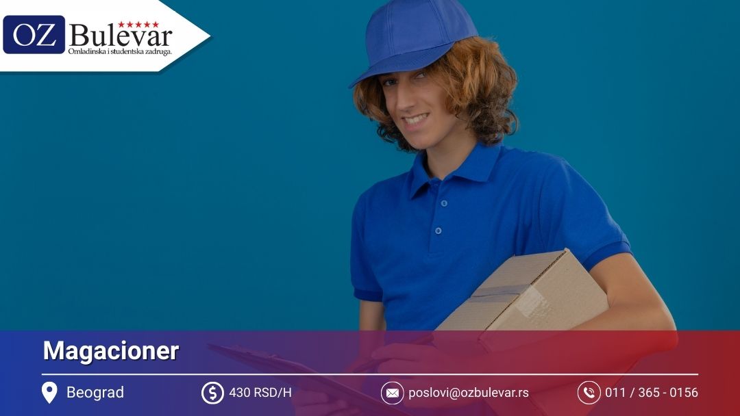 Magacioner | Posao preko Omladinske zadruge Bulevar