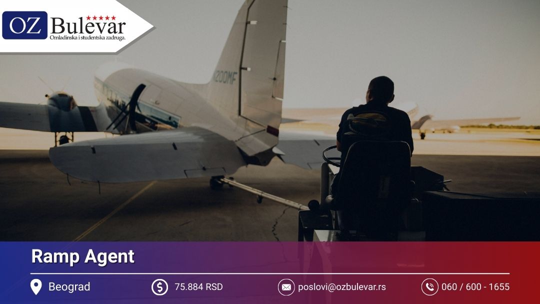 Ramp Agent | Posao preko Omladinske zadruge Bulevar