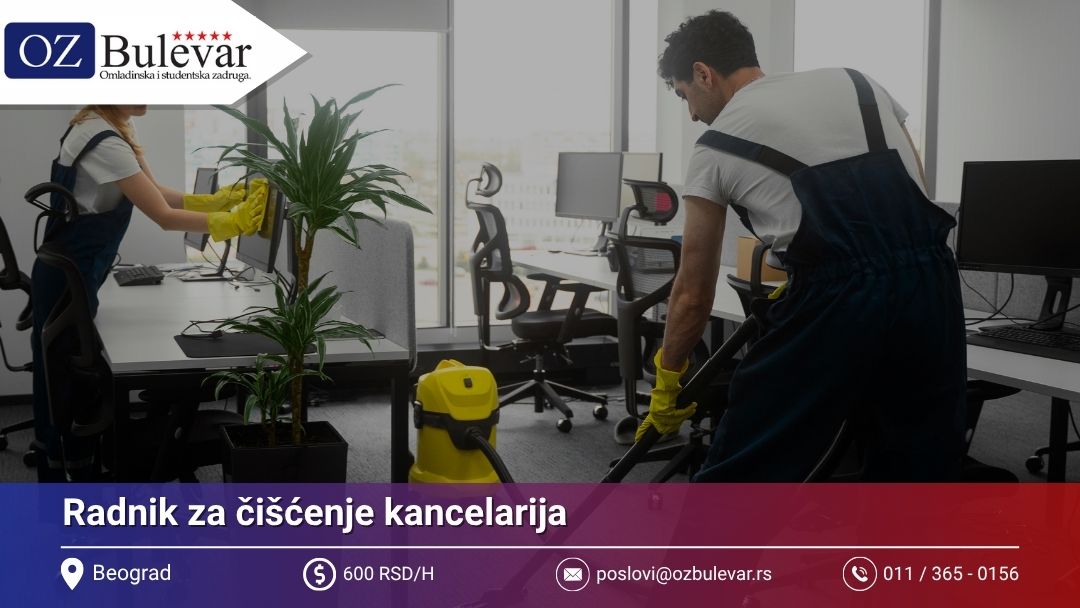 Radnik za otvaranje butika | Posao preko Omladinske zadruge Bulevar