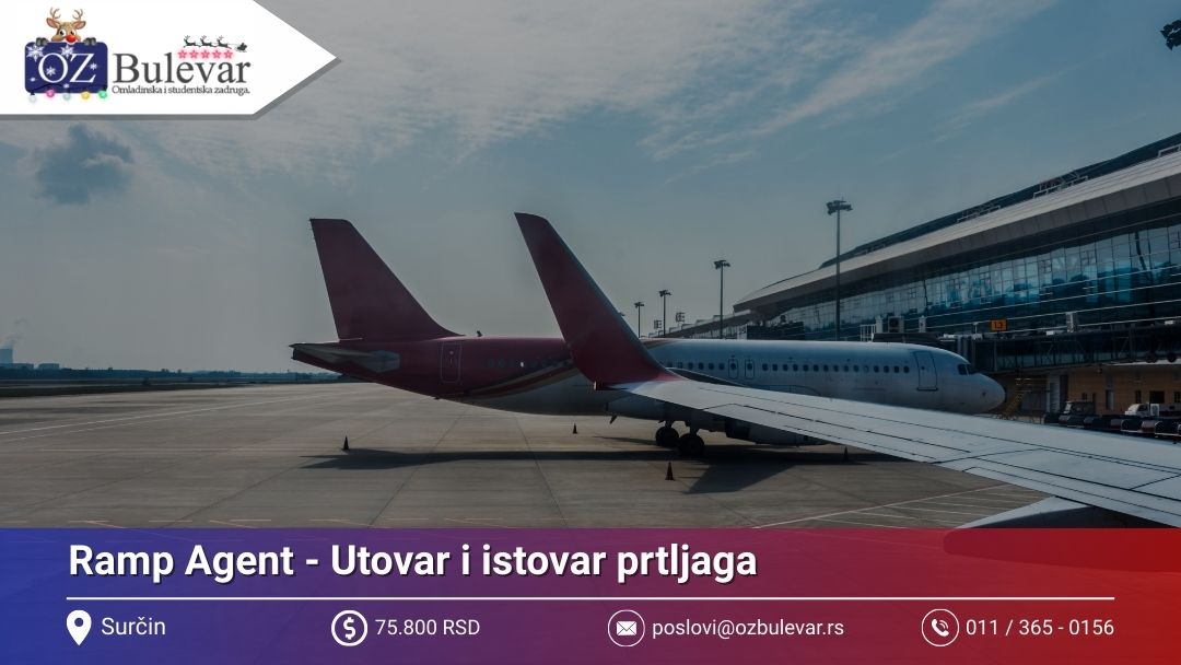 Ramp Agent | Posao preko Omladinske zadruge Bulevar