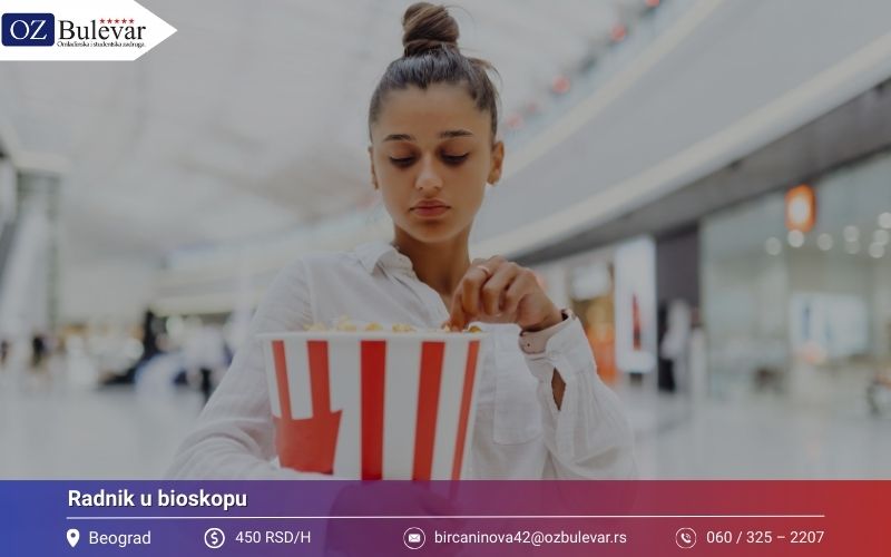 Radnik u bioskopu | Posao preko Omladinske zadruge Bulevar