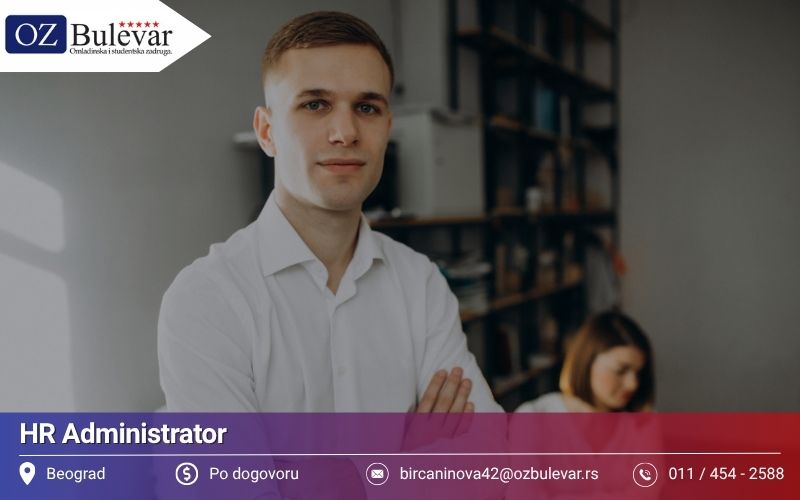 HR Administrator | Posao preko Omladinske zadruge Bulevar