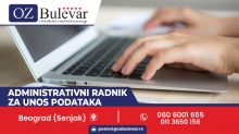 Administrativni radnik za unos podataka