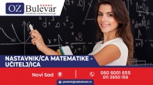 Nastavnik/ca - Učitelj/ica matematike