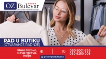 Rad u butiku (fizički i pomoćni poslovi) 