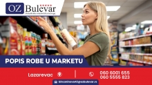 Popis robe u marketu