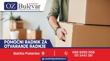 Pomoćni radnik za otvaranje radnje