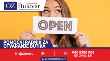 Pomoćni radnik za otvaranje butika 
