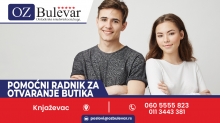 Pomoćni radnik za otvaranje butika