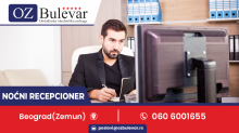 Oglas za posao - Noćni Recepcioner, Beograd (Zemun)