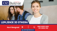 Lepljenje 3d stikera