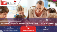 Predavač u edukativnom centru za decu (7 do 10 godina)   