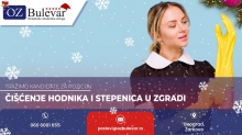Čišćenje hodnika i stepenica u zgradi