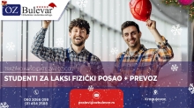 Studenti za laksi fizički posao + prevoz