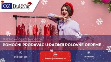 Pomoćni prodavac u radnji polovne garderobe