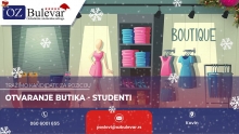 Otvaranje butika - studenti