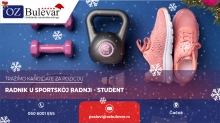 Radnik u sportskoj radnji - student