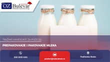 Prepakovanje i pakovanje mleka