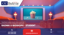 Radnik u bioskopu - student
