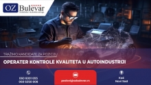 Operater kontrole kvaliteta u autoindustriji