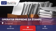 Operater pripreme za stampu