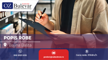 Popis robe| Posao za omladince, Bajina Bašta