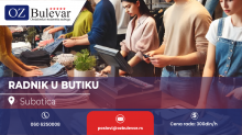 Rad u butiku | Oglas za studente, Subotica