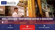 Deklarisanje robe u magacinu u Krnješevcima