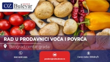 Potrebne studentkinje za rad u prodavnici voća i povrća