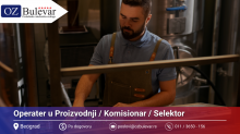 Operater u Proizvodnji - Komisionar - Selektor | Oglas za posao, Beograd