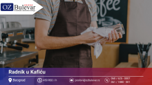 Radnik u Kafiću – posao za studente| Beograd, Vračar | Zadruga Bulevar
