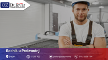 Radnik u Proizvodnji | Oglas za posao, Sopot