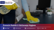 Pomoćni radnik u održavanju higijene | Posao Za Studente | Omladinska Zadruga Bulevar