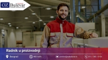 Radnik u proizvodnji | Posao za studente | Omladinska Zadruga Bulevar