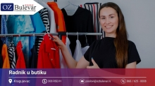 Radnik u butiku | Posao preko Omladinske zadruge Bulevar