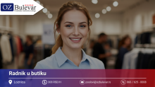 Radnik u butiku | Posao preko Omladinske zadruge Bulevar