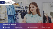 Radnik u butiku | Posao preko Omladinske zadruge Bulevar