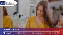 Radnik u butiku | Posao preko Omladinske zadruge Bulevar