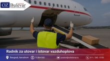 Radnik za utovar i istovar vazduhoplova | Posao preko Omladinske zadruge Bulevar