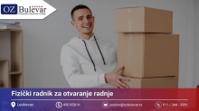 Fizički radnik za otvaranje radnje | Posao preko Omladinske zadruge Bulevar