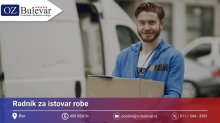 Radnik za istovar robe | Posao preko Omladinske zadruge Bulevar
