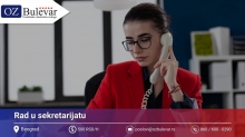 Rad u sekretarijatu | Posao preko Omladinske zadruge Bulevar