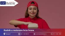 Radnik u restoranu brze hrane | Posao preko Omladinske zadruge Bulevar