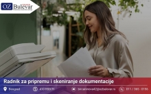 Radnik za pripremu i skeniranje dokumentacije | Posao preko Omladinske zadruge Bulevar